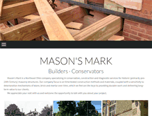 Tablet Screenshot of masonsmark.com